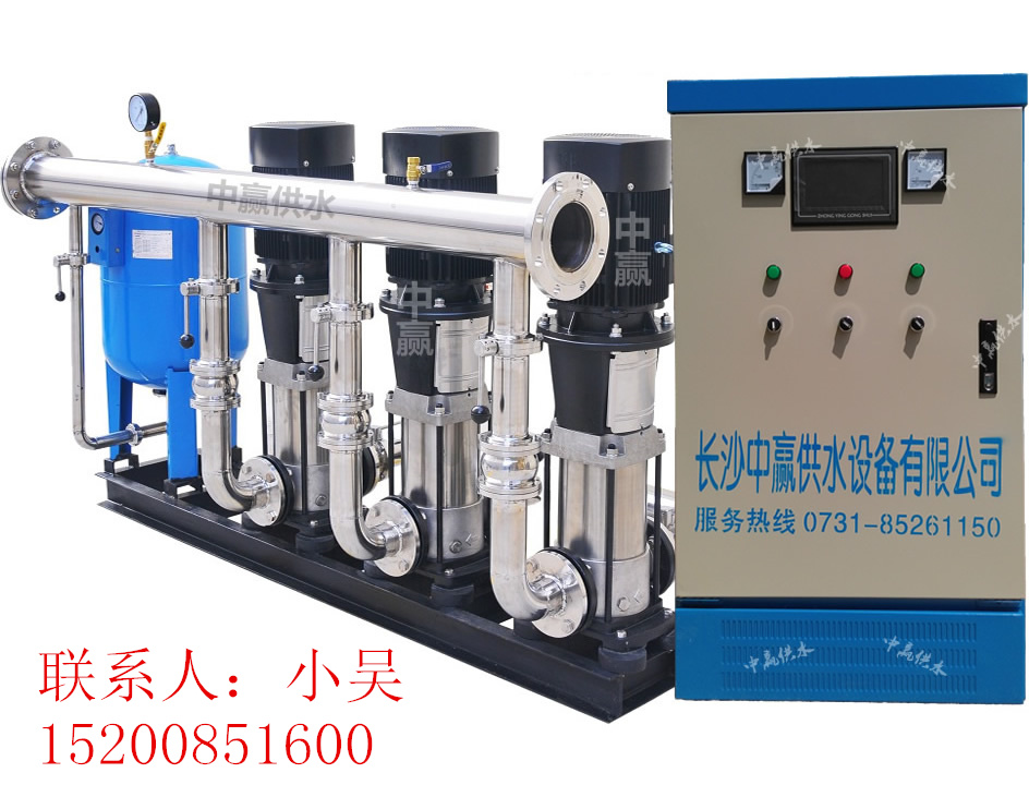變頻恒壓供水設(shè)備哪家好？中贏供水機(jī)器人焊接代替人大勢所趨